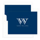 Striped Initial Folded Note Cards Image 7 of 8